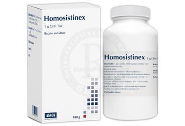 HOMOSISTINEX 1 G oral toz kutu görseli