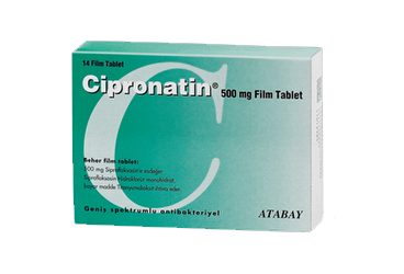 CIPRONATIN 500 mg 14 tablet kutu görseli