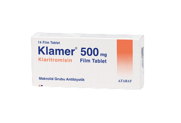 KLAMER 500 mg 14 film tablet kutu görseli