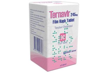 TERNAVIR 245 mg film tablet (90 tablet) kutu görseli