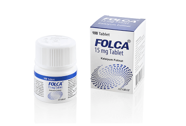 FOLCA 15 mg 100 tablet kutu görseli