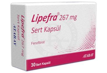 LIPEFRA 267 mg sert kapsül (30 kapsül) kutu görseli