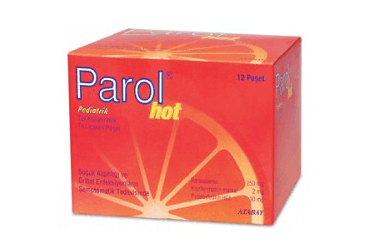 PAROL HOT pediatrik 12 poşet granül kutu görseli