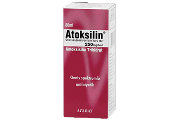 ATOKSILIN 250 mg 100 ml süspansiyon kutu görseli