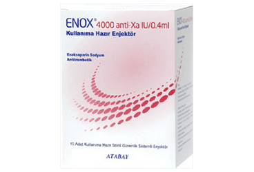 ENOX 4000 ANTI-XA IU/0.4 ml 10 kullanıma hazır enjektör kutu görseli
