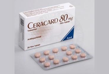 CERACARD 80 mg 28 film tablet kutu görseli
