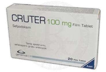 CRUTER 100 mg 20 film tablet kutu görseli