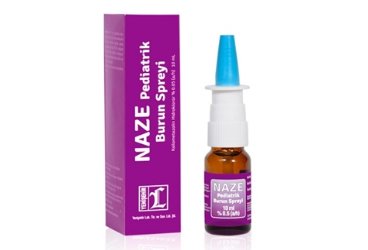 NAZE pediatrik burun spreyi %0.5 10 CC kutu görseli