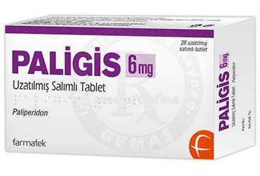 PALIGIS 6 mg uzatılmış salınımlı tablet (28 tablet) kutu görseli