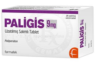 PALIGIS 9 mg uzatılmış salınımlı tablet (28 tablet) kutu görseli