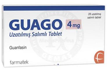 GUAGO 4 mg uzatılmış salınımlı tablet (28 tablet) kutu görseli