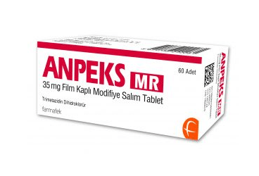 ANPEKS MR 35 mg film kaplı modiye salım tablet kutu görseli
