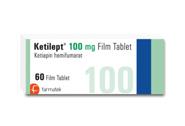 KETILEPT 100 mg 60 tablet { Farma-Tek } kutu görseli