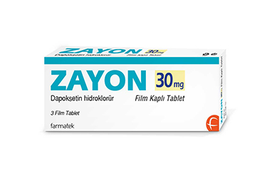 ZAYON 30 mg film kaplı tablet (3 tablet) kutu görseli