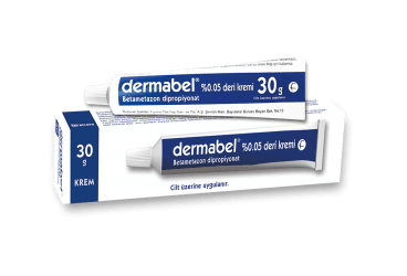 DERMABEL %0.05 deri kremi 15 gr kutu görseli