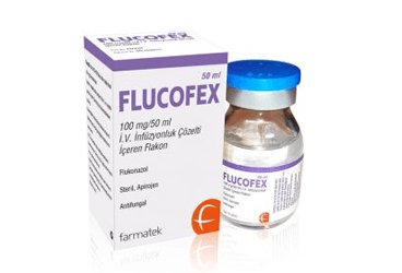 FLUCOFEX 100 mg/50 ml IV inf. çöz. içeren flakon kutu görseli