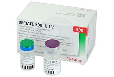 BERIATE-P FAKTOR VIII 500 IU 1 flakon kutu görseli