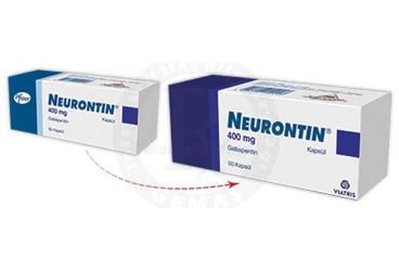 NEURONTIN 400 mg 50 kapsül kutu görseli