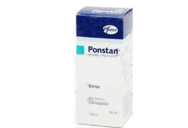 PONSTAN 50 mg/ 5ml 125 ml şurup kutu görseli