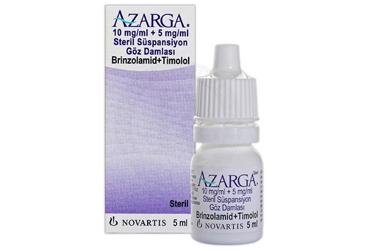 AZARGA steril sus. göz damlası 5 ml kutu görseli