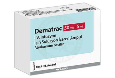 DEMATRAC 50 mg 10 ampül kutu görseli
