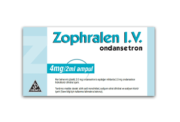 ZOPHRALEN 4 mg/2 ml IV 5 ampül kutu görseli