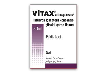 VITAX 300 mg/50 ml IV infüzyon için steril konsantre çözelti içeren 1 flakon { Dem } kutu görseli