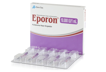 EPORON 10000 IU/1.0 ml kullanıma hazır 5 enjektör kutu görseli
