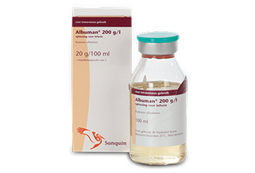 HUMAN ALBUMIN %20 50 ml infüzyon içeren solüsyon kutu görseli