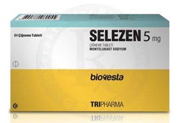 SELEZEN 5 mg 84 çiğneme tableti kutu görseli