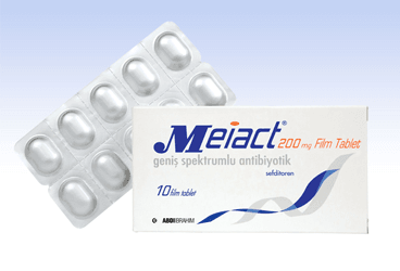 MEIACT 200 mg 10 film tablet { Tripharma } kutu görseli