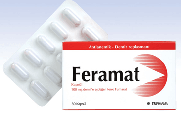FERAMAT 100 mg 30 kapsül kutu görseli