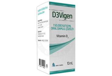 D3VIGEN 150 000 1U/10 ml oral damla çözelti kutu görseli