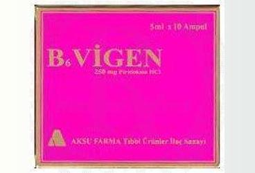 B6 VIGEN 250/5 mg/ml 10 ampul kutu görseli