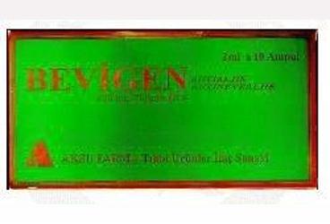 BEVIGEN 250 mg/ 2ml 10 ampül kutu görseli