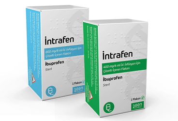 INTRAFEN 400 mg/ml 4 ml IV infüzyonluk çözelti içeren 1 flakon kutu görseli