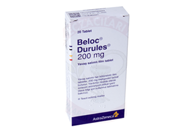 BELOC DURULES 200 mg 20 tablet kutu görseli