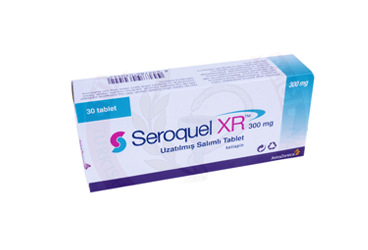 SEROQUEL XR 300 mg uzatılmış salınımlı 30 tablet kutu görseli