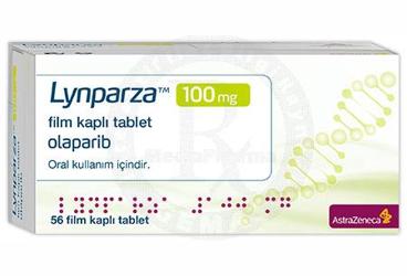 LYNPARZA 100 mg film kaplı tablet (56 tablet) kutu görseli