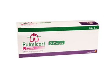 PULMICORT 0.25 mg/ml nebulizer sus. 2ml 20 ampül kutu görseli
