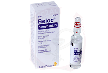 BELOC 5 mg 1 ampül kutu görseli