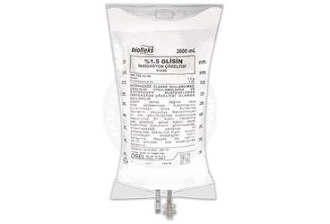 BIOFLEKS %1.5 GLISIN irigasyon sol.3000 ml(pvc torba) setli kutu görseli