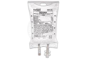 BIOFLEKS IZOLEKS DENGELI ELEKTROLIT sol (pvc torba) 500 ml setli kutu görseli