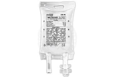 BIOFLEKS METROSEL %0.5 intravenoz perfüzyon sol.100 ml setli kutu görseli