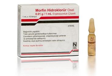 MORFIN HIDROKLORUR 0.01 gr/1 ml 1MLx10 ampül kutu görseli