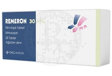 REMERON 30 mg 28 tablet {Schering-plough} kutu görseli