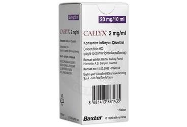 CAELYX 20 mg 1 flakon kutu görseli
