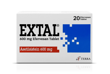 EXTAL 600 mg 20 efervesan tablet {Terra} kutu görseli