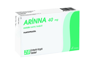 ARINNA 40 mg 28 enterik kaplı tablet { Terra } kutu görseli