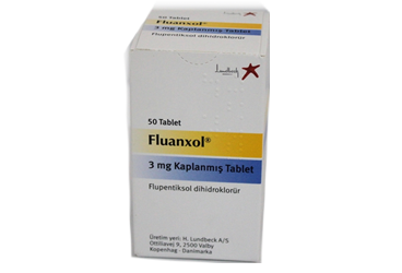 FLUANXOL 3 mg 50 mg film kaplı tablet kutu görseli